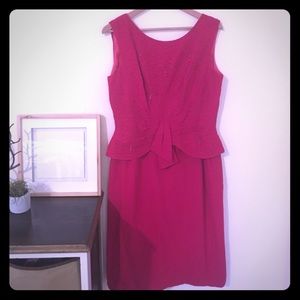 🔥Vintage 50s/60s lipstick red wiggle dress 🔥